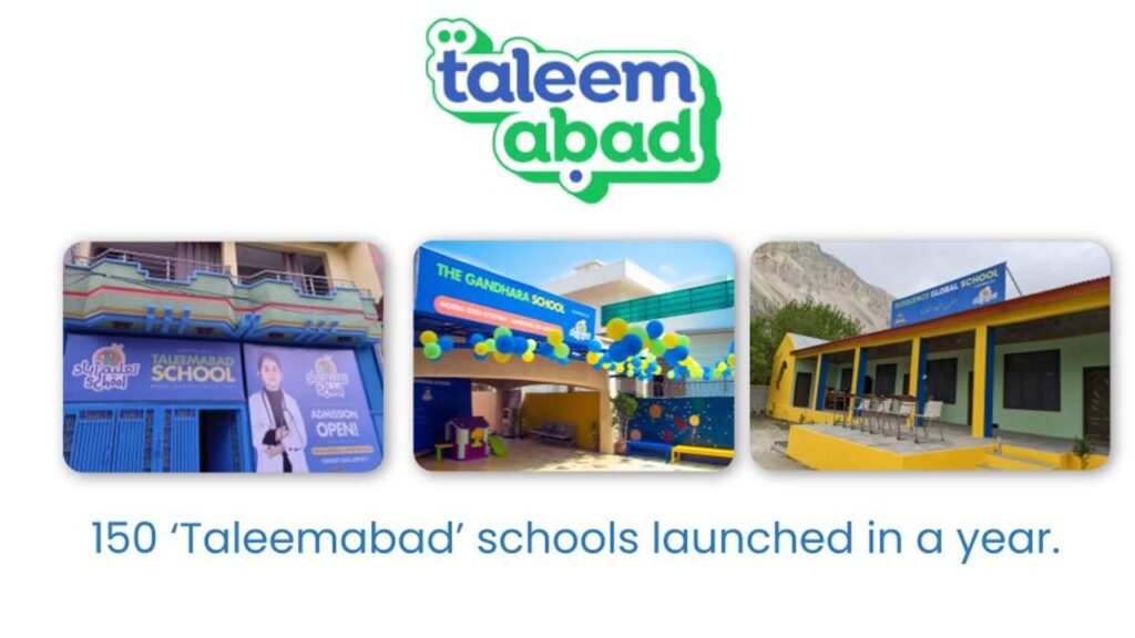 150 Taleemabad schools launched in a year