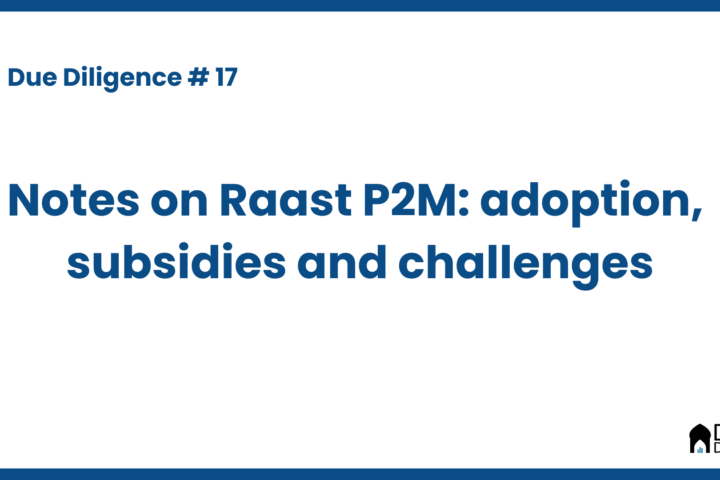 Notes on Raast P2M: adoption, subsidies, and challenges